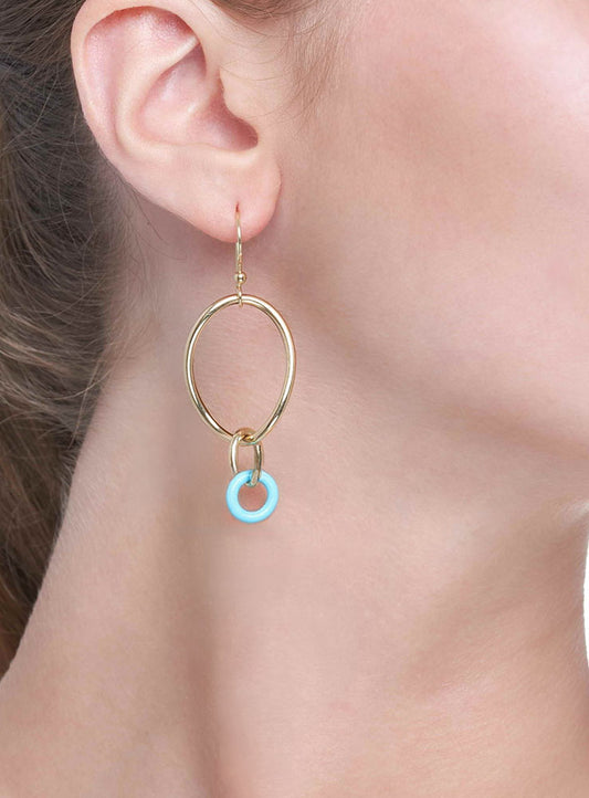 COLLEZIONE STELLA - ORO 18KT - LINKS PICCOLI TURCHESI