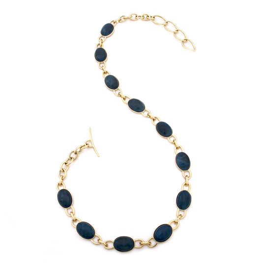 "MARISA" - ORO GIALLO 18KT E APATITE