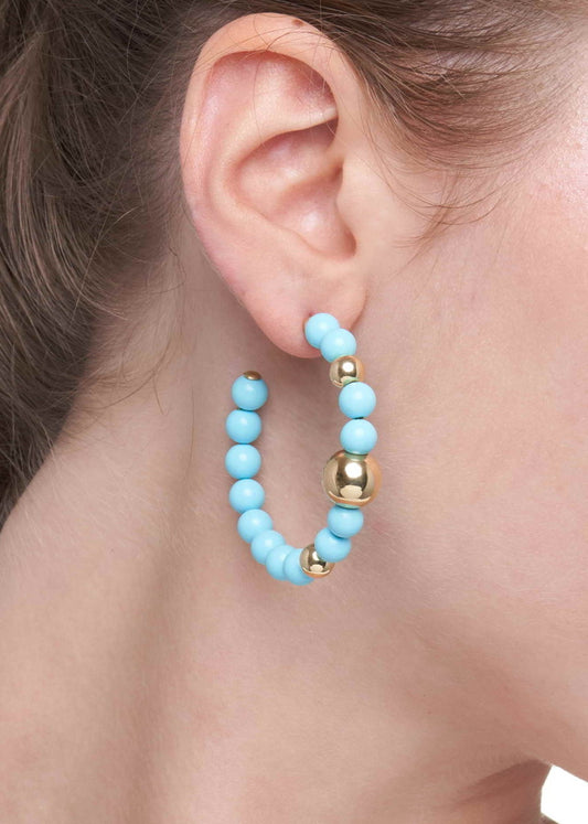 ORECCHINI COLLEZIONE BARBARELLA - TURCHESE