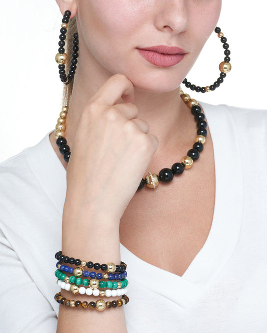 BRACCIALE COLLEZIONE BARBARELLA - AGATA BIANCA