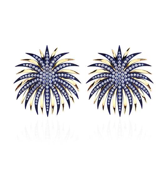 FUOCHI D'ARTIFICIO - ORO 18KT - BLU