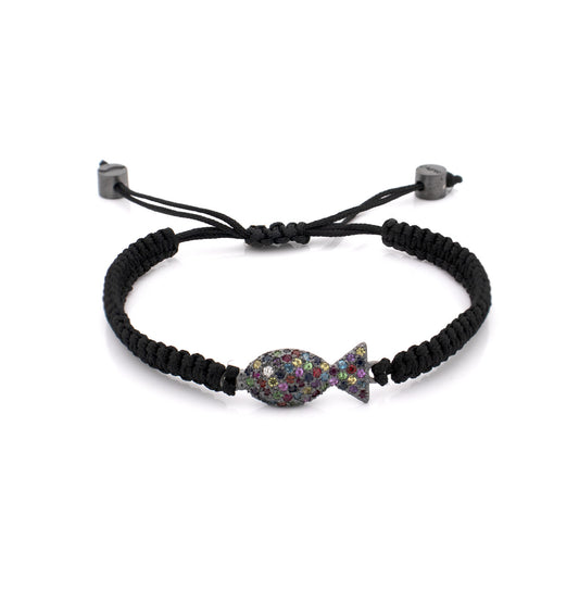 "PESCIOLINI" - ARGENTO E MULTICOLOR - BRACCIALE