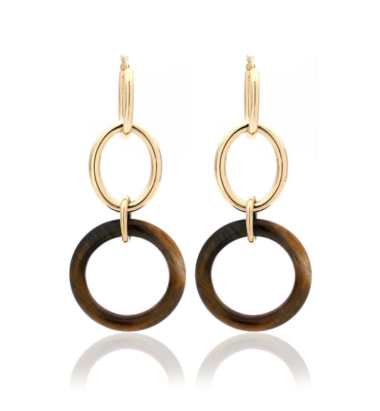 COLLEZIONE MAMA, ORO GIALLO 18KT - OCCHIO DI TIGRE - GRANDI