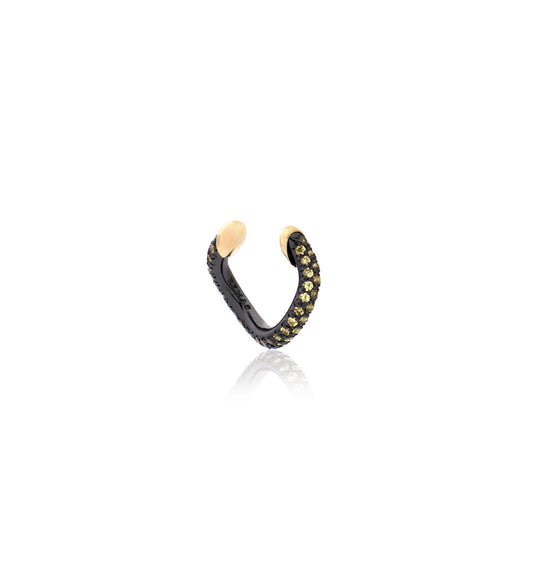 "MARJ" - EAR CUFFS - 18KT GOLD - YELLOW SAPPHIRES