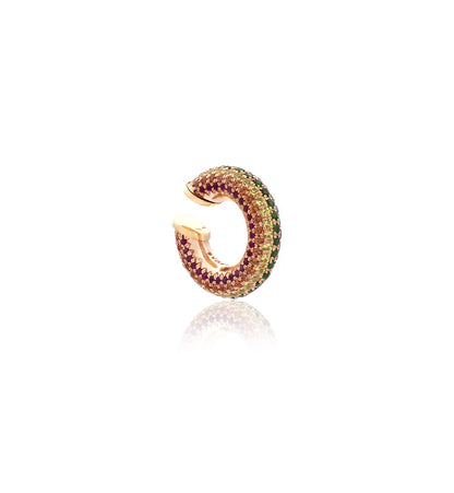 "MARJ" - EAR CUFFS - 18KT GOLD - RAINBOW