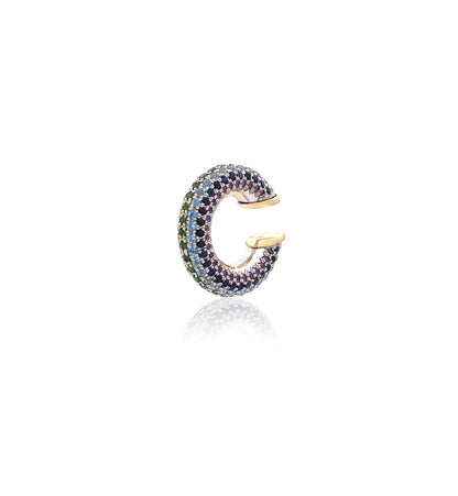 "MARJ" - EAR CUFFS - 18KT GOLD - RAINBOW