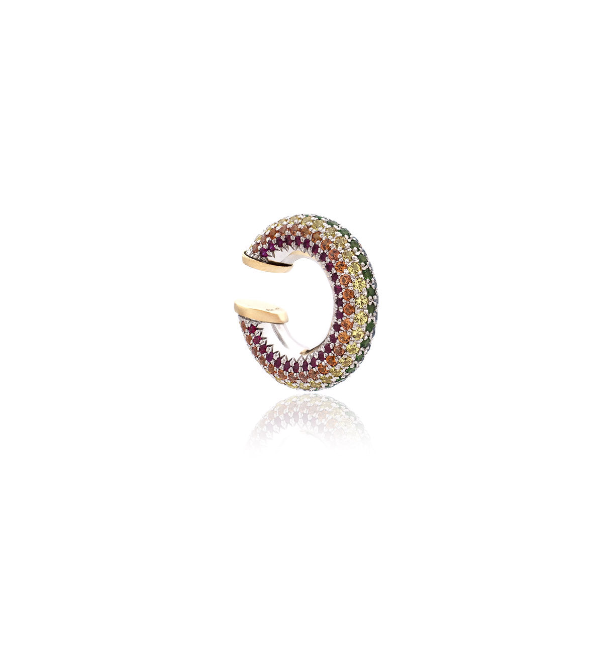"MARJ" - EAR CUFFS - 18KT GOLD - RAINBOW