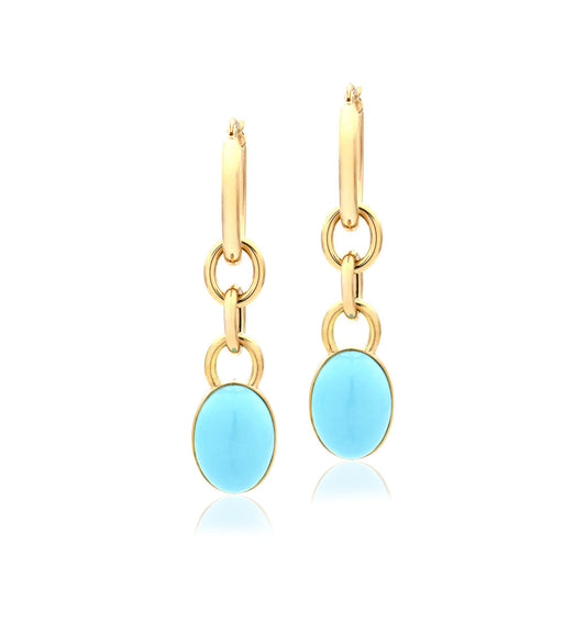 "MARISA" ORECCHINI - ORO GIALLO 18KT E PIETRE