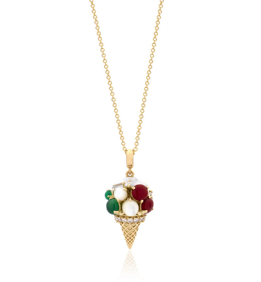 "GELATO" - ORO GIALLO 18KT - COLLANA