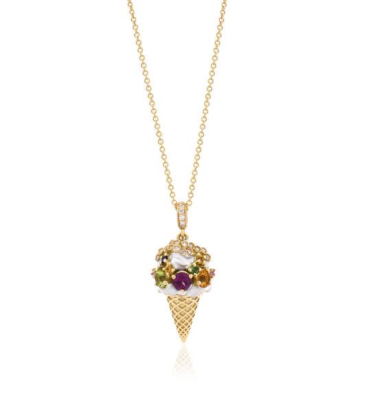 "GELATO" - ORO GIALLO 18KT - COLLANA