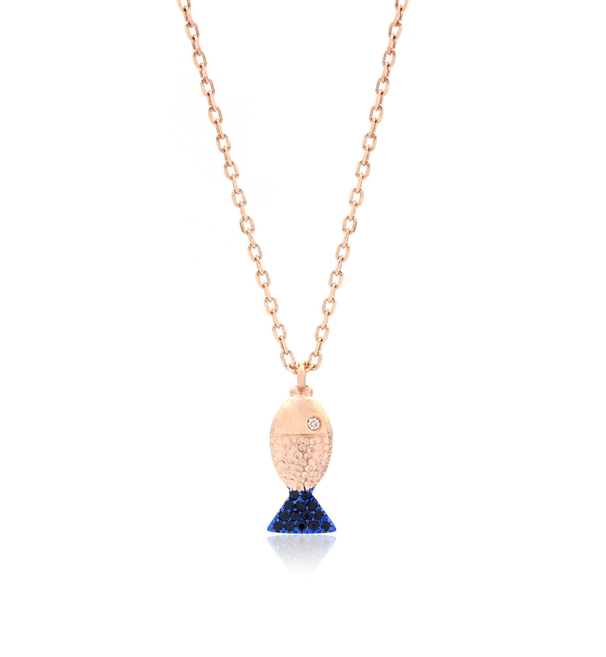 "PESCIOLINI" - STERLING SILVER AND BLUE SAPPHIRES
