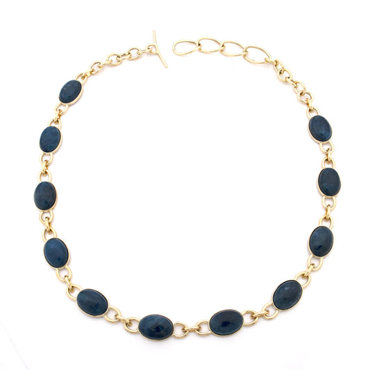 "MARISA" - ORO GIALLO 18KT E APATITE