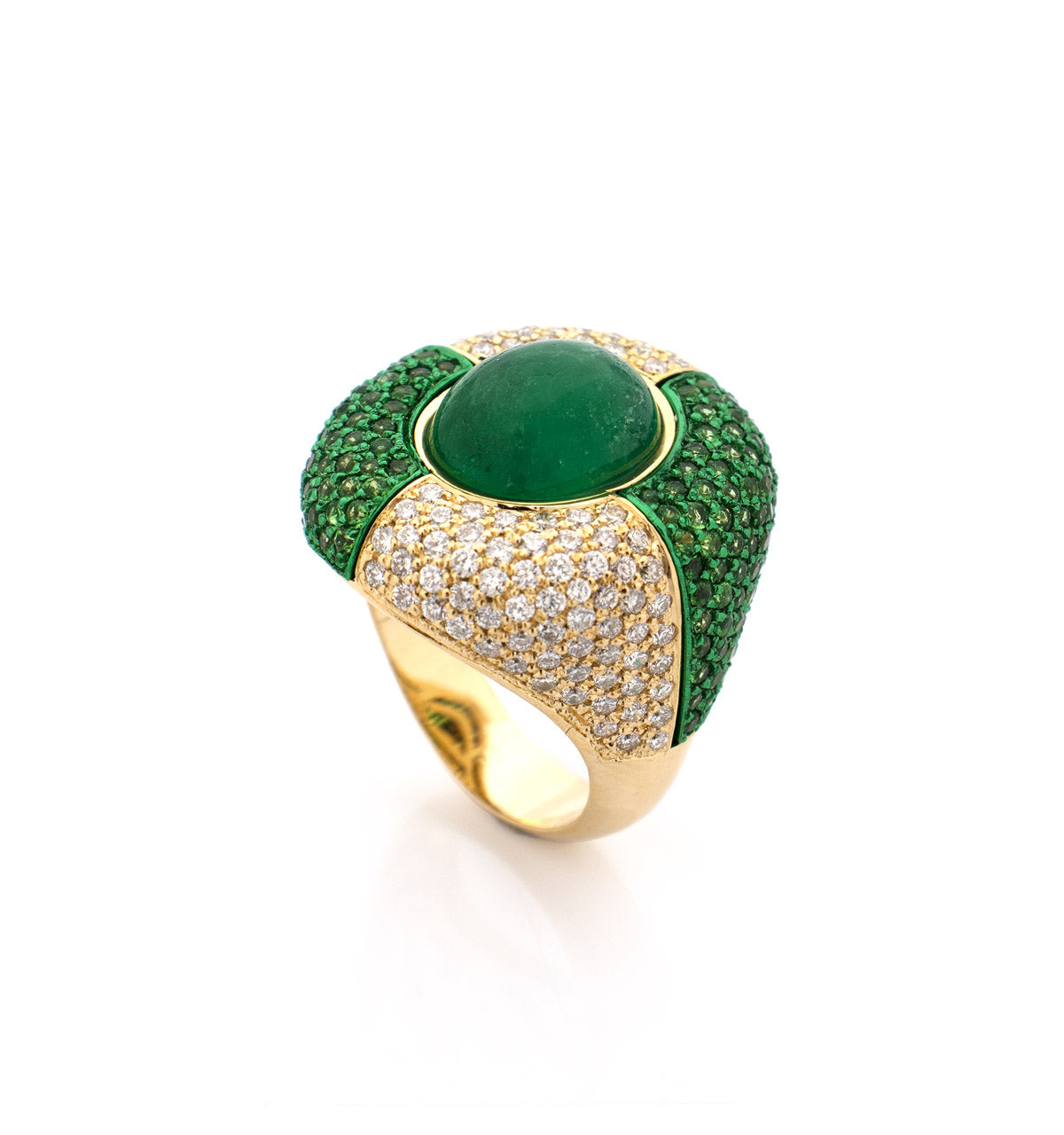 "JAW BREAKER" 18KT YELLOW GOLD