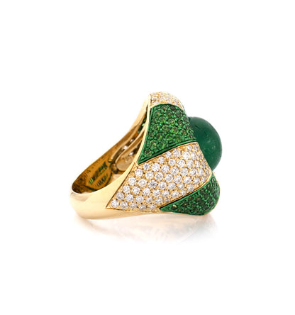 "JAW BREAKER" 18KT YELLOW GOLD