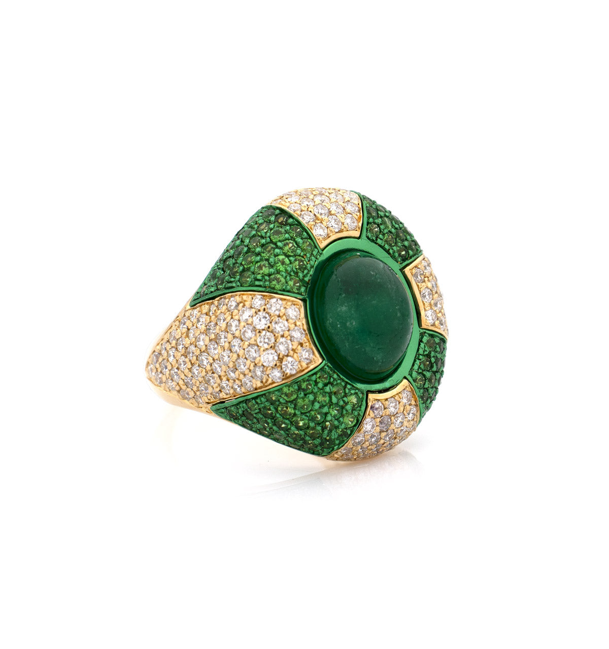 "JAW BREAKER" 18KT YELLOW GOLD