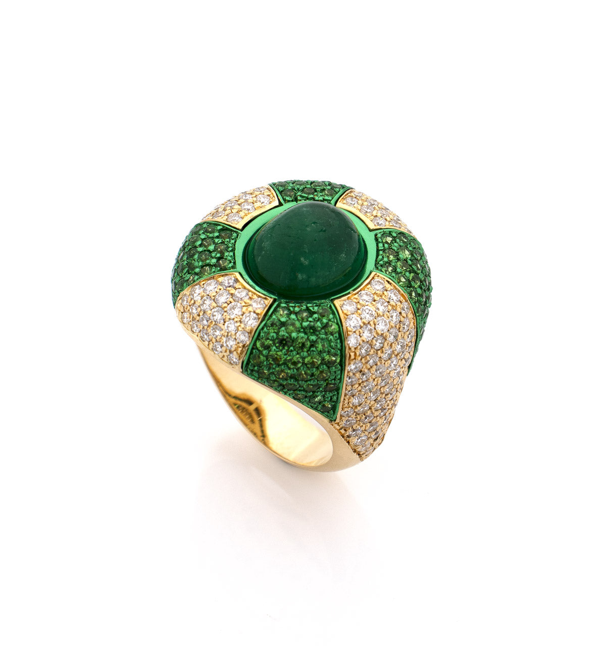 "JAW BREAKER" 18KT YELLOW GOLD