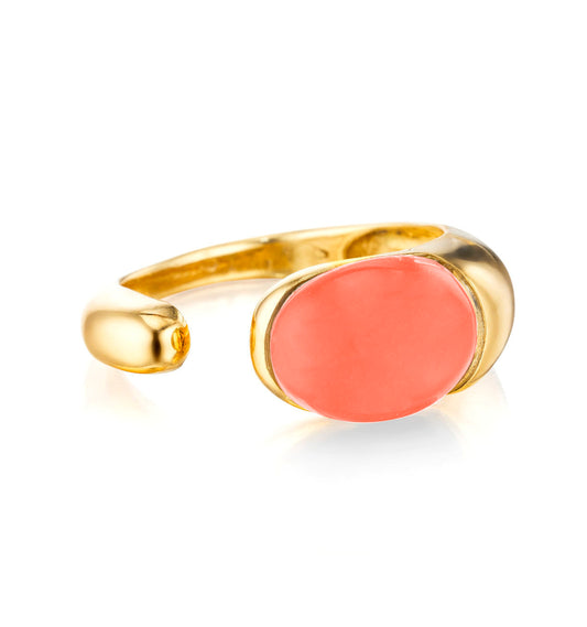 COLLEZIONE GOCCIOLINE ANELLO - CORALLO