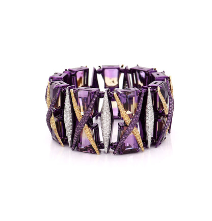 "LUXURY" - 18KT GOLD - WHITE DIAMONDS