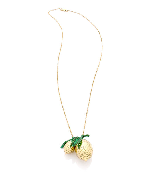 "LOVE LEMONS" - ORO 18KT - COLLANA 