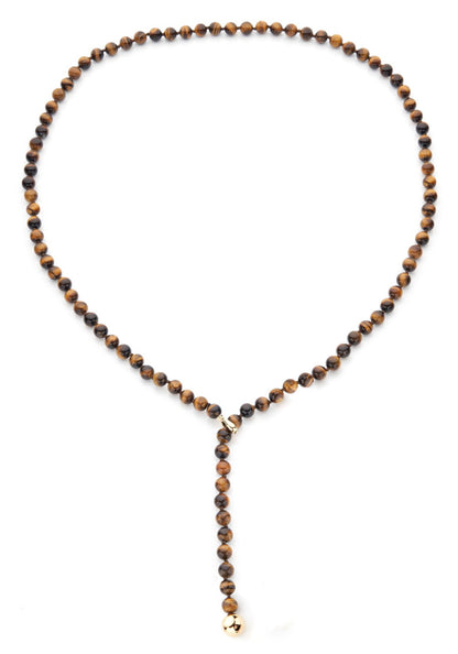 TUCA TUCA COLLECTION TIGER EYE NECKLACE