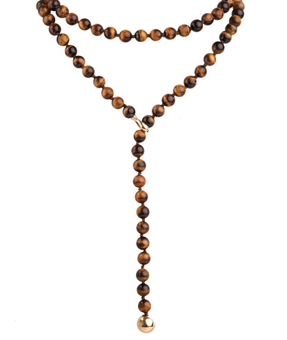 TUCA TUCA COLLECTION TIGER EYE NECKLACE