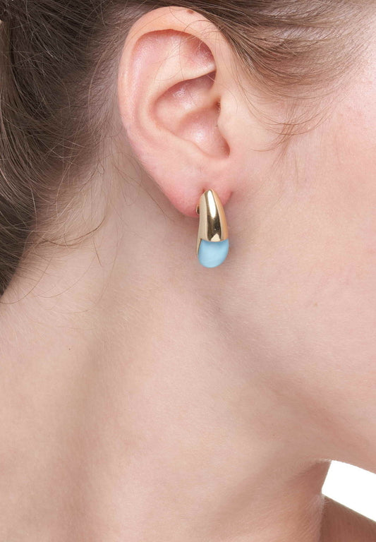 COLLEZIONE GOCCIOLINE ORECCHINI - TURCHESE