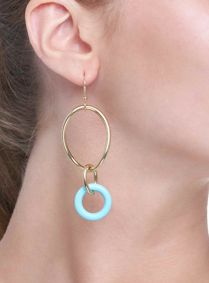 STELLA COLLECTION - 18KT GOLD - TURQUOISE LINKS