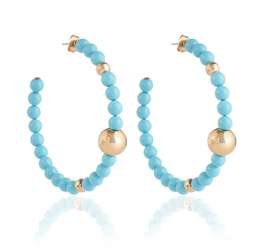ORECCHINI COLLEZIONE BARBARELLA - TURCHESE