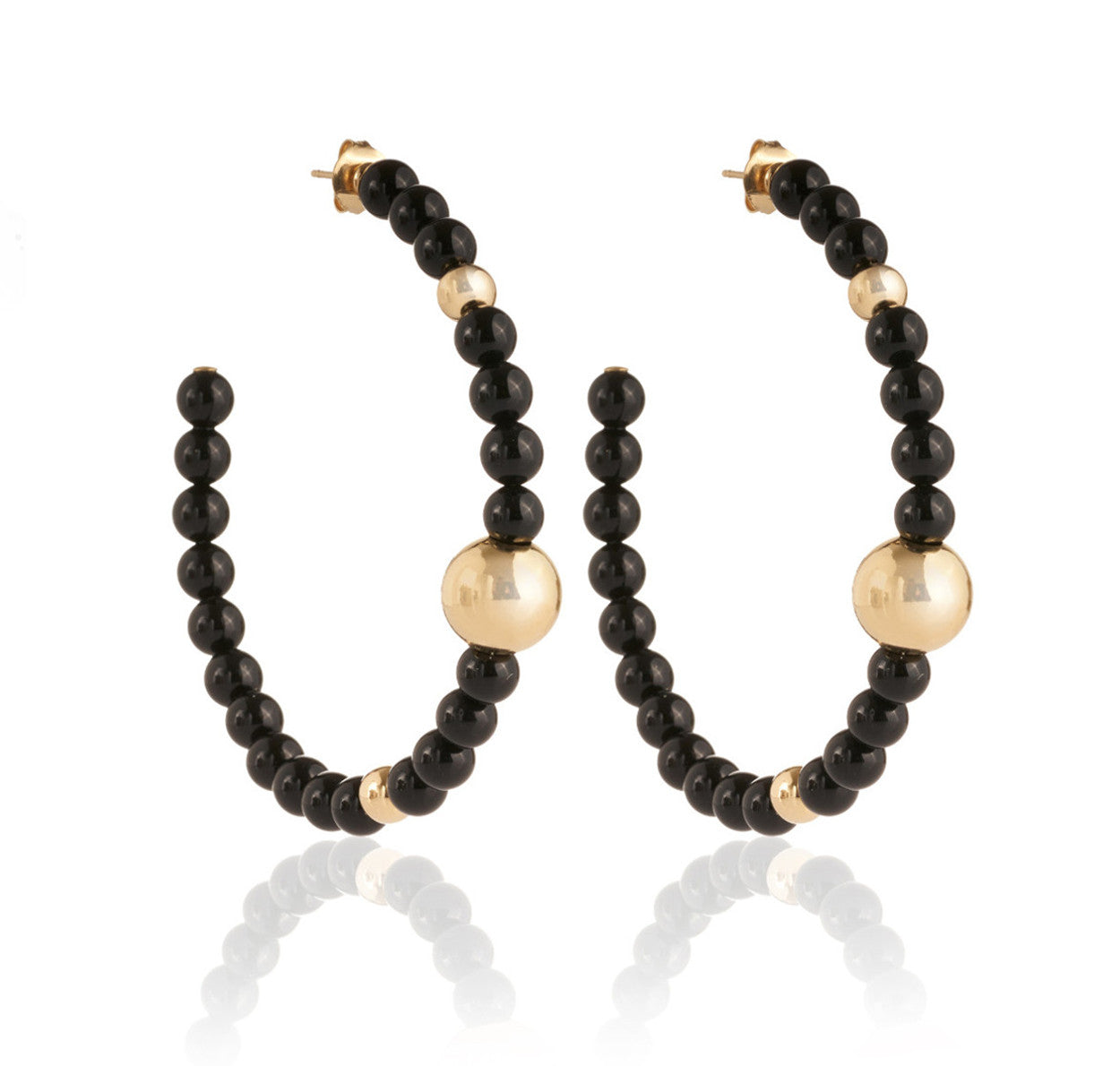 BARBARELLA COLLECTION EARRINGS - ONYX
