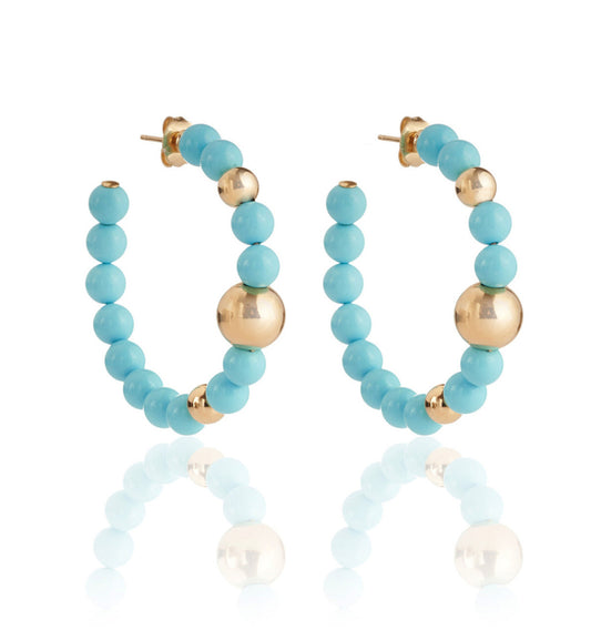 ORECCHINI COLLEZIONE BARBARELLA - TURCHESE