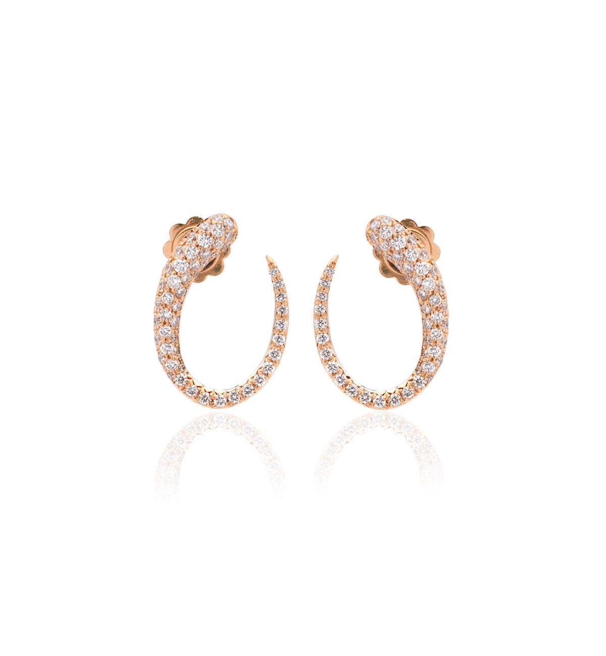 ORECCHINI COLLEZIONE GOCCE - ORO 18KT - DIAMANTI BIANCHI - PICCOLE