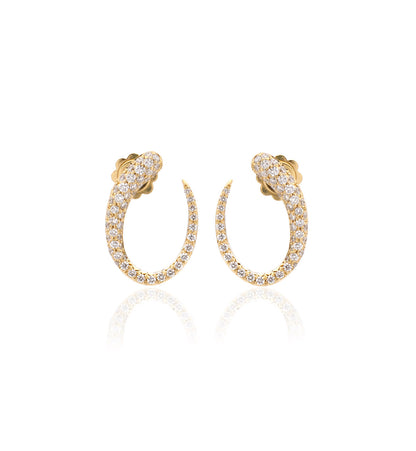 ORECCHINI COLLEZIONE GOCCE - ORO 18KT - DIAMANTI BIANCHI - PICCOLE