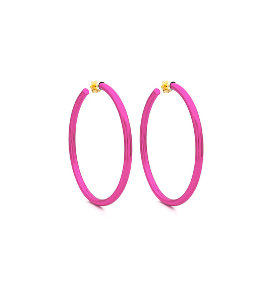 BARBARELLA COLLECTION - 18KT GOLD - STERLING SILVER - MEDIUM - PINK