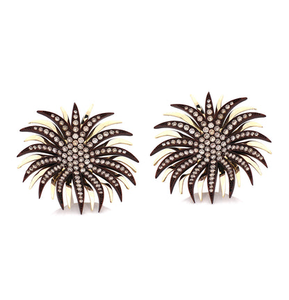 FIREWORKS - 18KT GOLD - BROWN