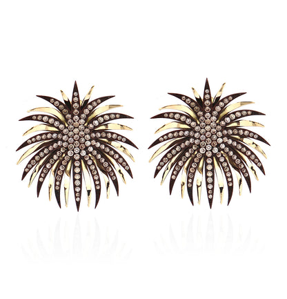 FIREWORKS - 18KT GOLD - BROWN
