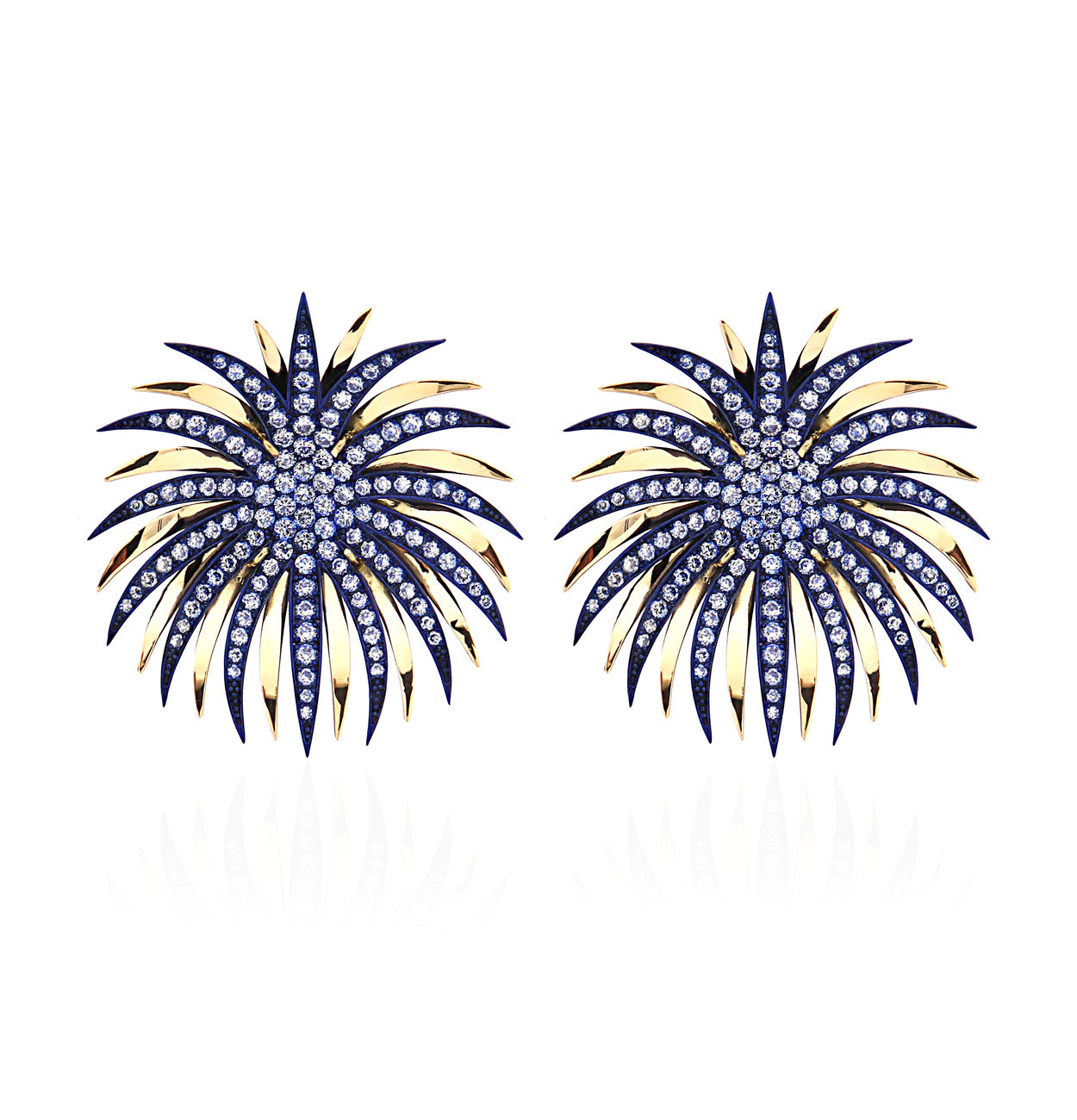FUOCHI D'ARTIFICIO - ORO 18KT - BLU