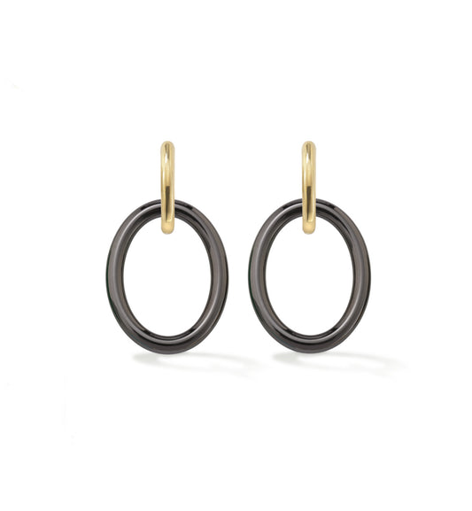 ORECCHINI COLLEZIONE MAMA - CERAMICA NERA