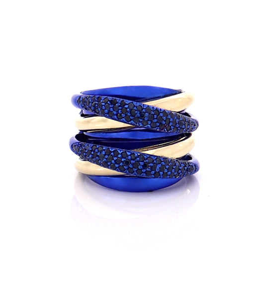 "LIZZY" - ORO 18KT - ZAFFIRI BLU