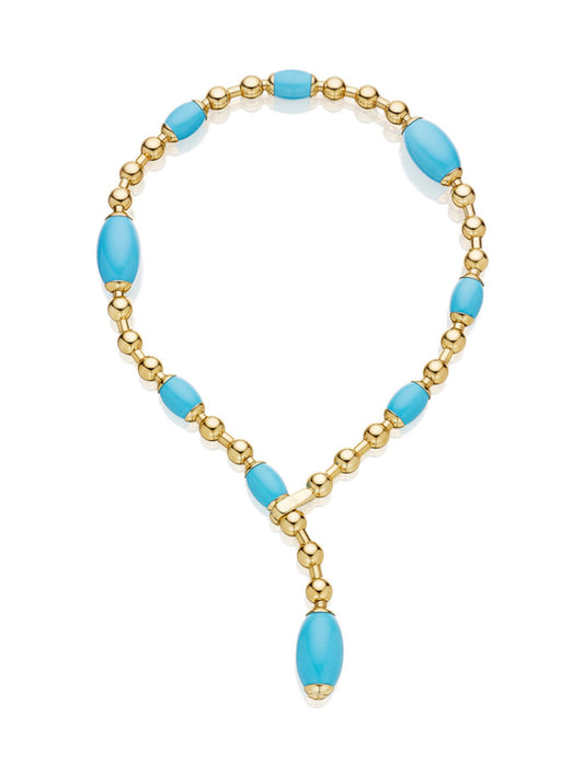 COLLANA COLLEZIONE TUCA TUCA TURCHESE - LUNGHEZZA 18 "