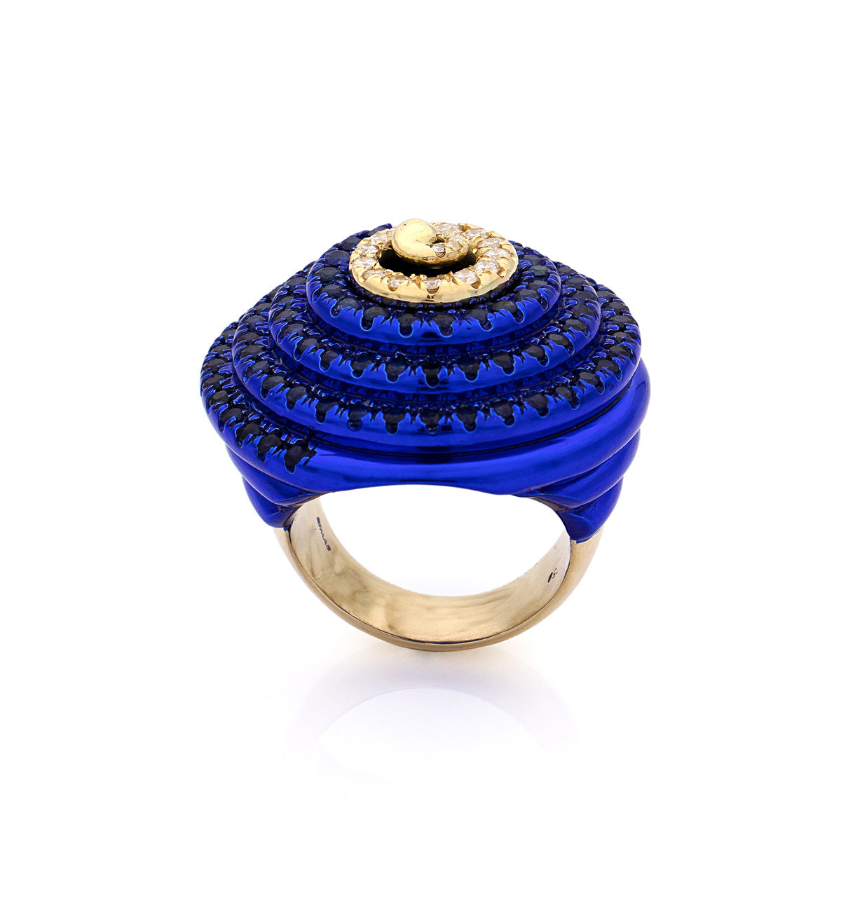 "UN TUFFO NEL BLUE" - 18KT GOLD