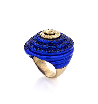 "UN TUFFO NEL BLUE" - 18KT GOLD