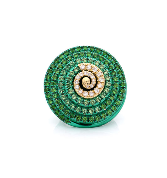 "UN TUFFO NEL VERDE" - ORO 18KT
