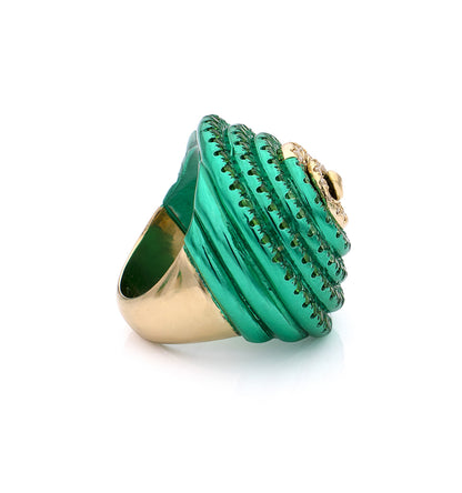 "UN TUFFO NEL VERDE" - 18KT GOLD