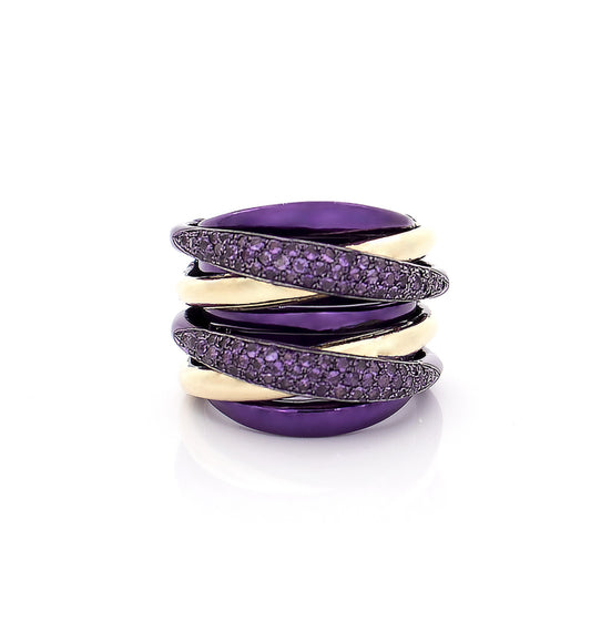 "LIZZY" - ORO 18KT - AMETISTA