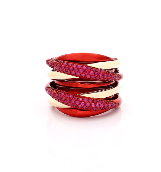 "LIZZY" - ORO 18KT - RUBINI