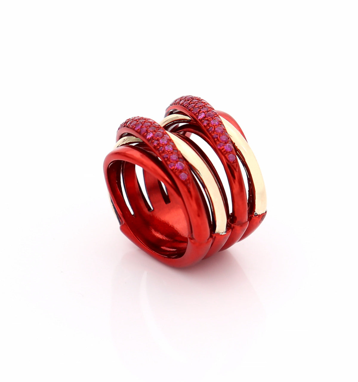 "LIZZY" - 18KT GOLD - RUBIES