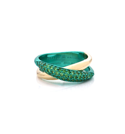 "MARGAUX" - 18KT GOLD - TSAVORITES