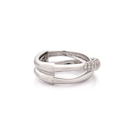 "MARGAUX" - 18KT WHITE GOLD - WHITE DIAMONDS